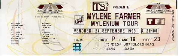 [The Mylenium ticket]